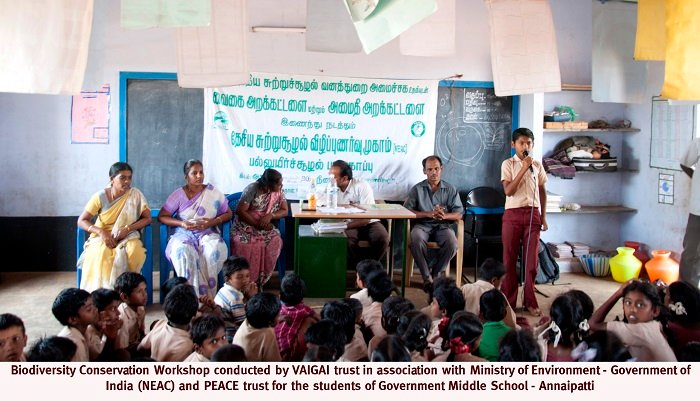 Biodiversity conservation workshop for school students